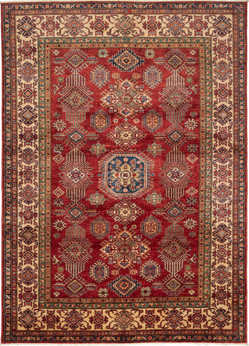 Tapete paquistanês Kazak 252x183 252x183, Tapete persa Atado à mão