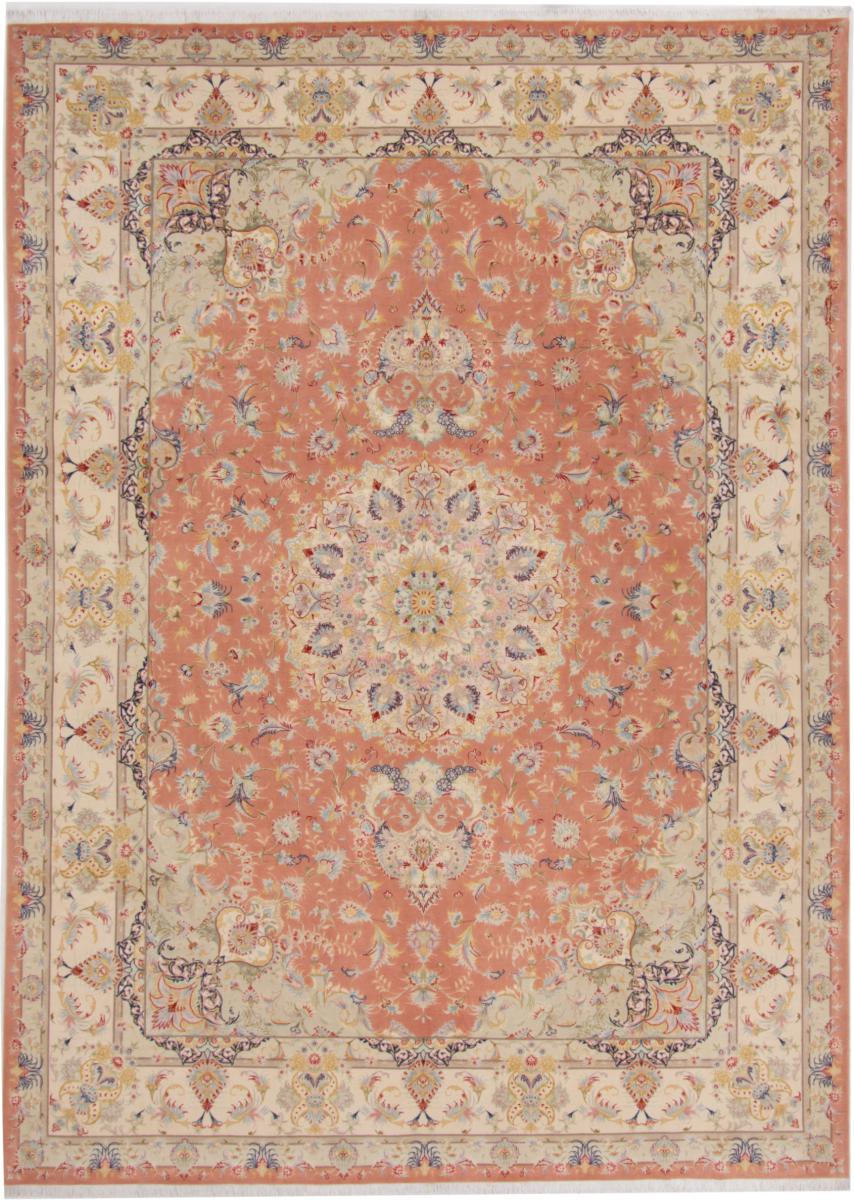 Tapis persan Tabriz 60Raj 345x247 345x247, Tapis persan Noué à la main