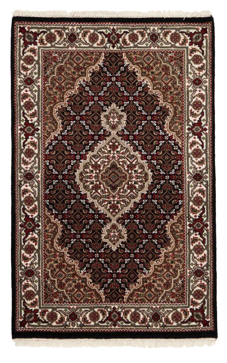 Tappeto indiano Indo Tabriz 133x84 133x84, Tappeto persiano Annodato a mano