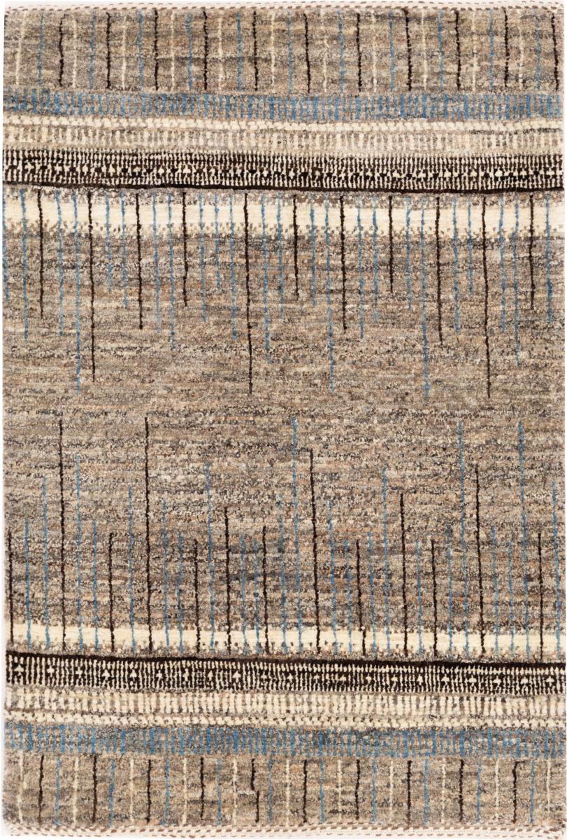 Tapete persa Persa Gabbeh Loribaft Tabiibaft 89x62 89x62, Tapete persa Atado à mão