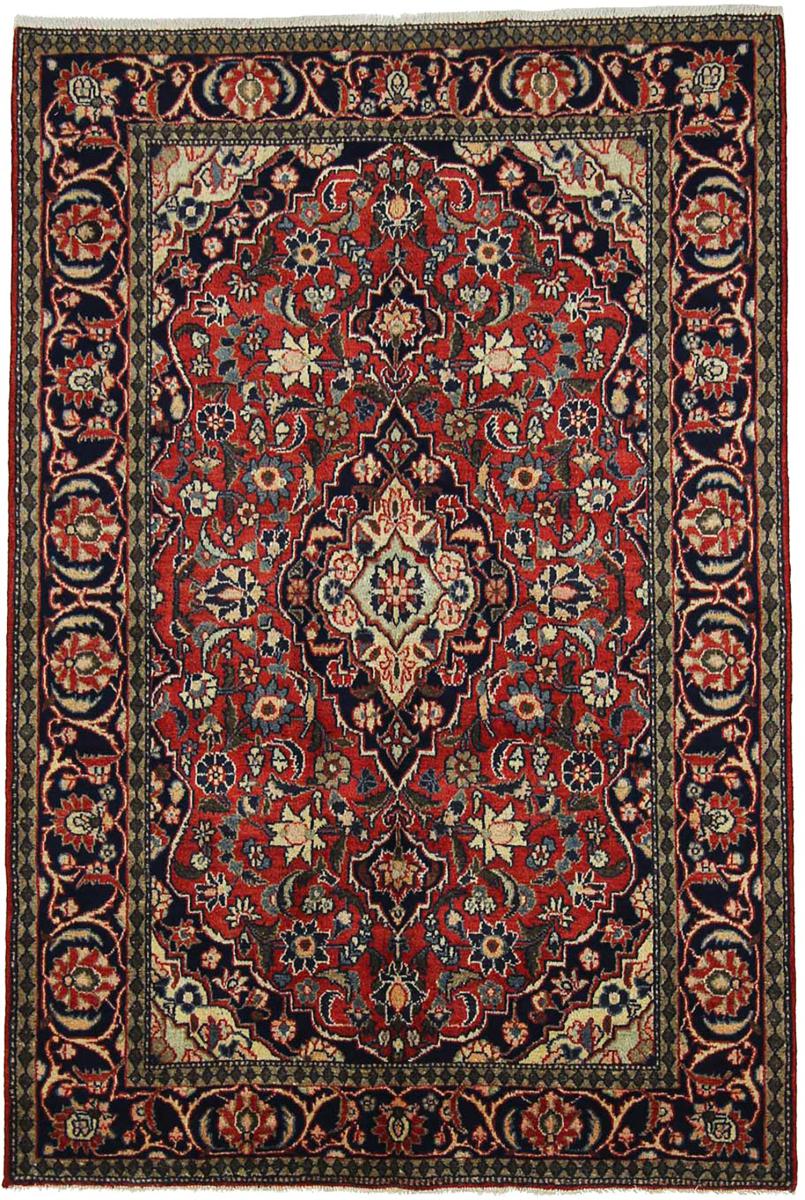 Persisk tæppe Keshan 196x131 196x131, Persisk tæppe Knyttet i hånden