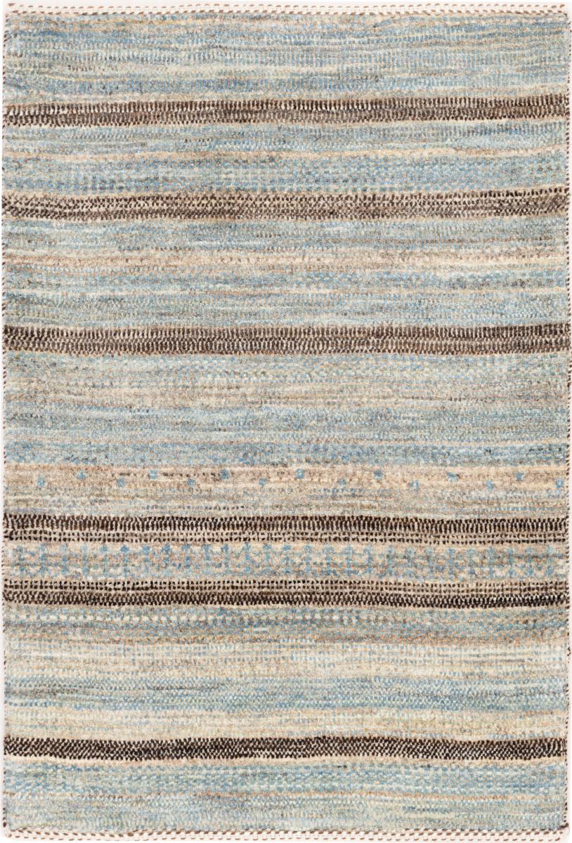 Tapete persa Persa Gabbeh Loribaft Tabiibaft 89x61 89x61, Tapete persa Atado à mão