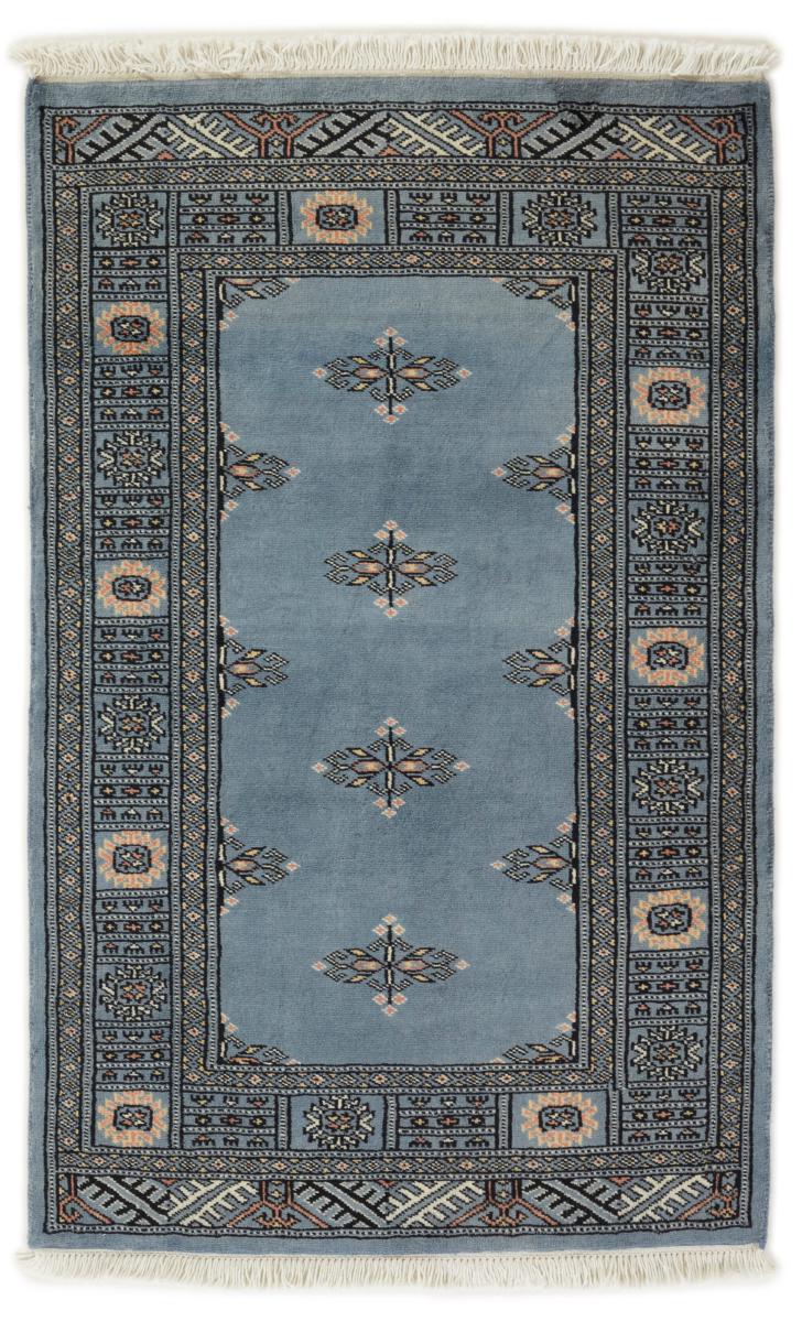 Pakistansk tæppe Pakistan Buchara 2ply 124x80 124x80, Persisk tæppe Håndknyttet