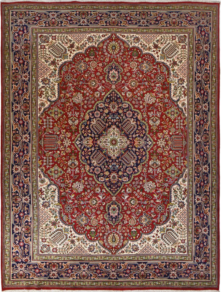 Tapis persan Tabriz 40Raj 393x299 393x299, Tapis persan Noué à la main