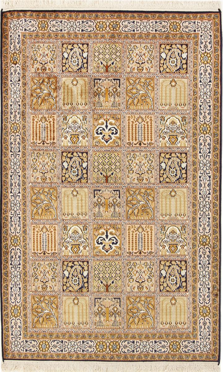 Tappeto indiano Cachemire di Seta 152x96 152x96, Tappeto persiano Annodato a mano