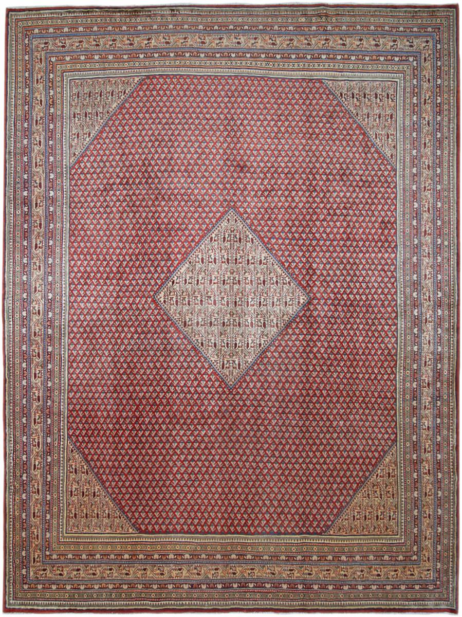 Tappeto persiano Saruk Mir Boteh 383x283 383x283, Tappeto persiano Annodato a mano