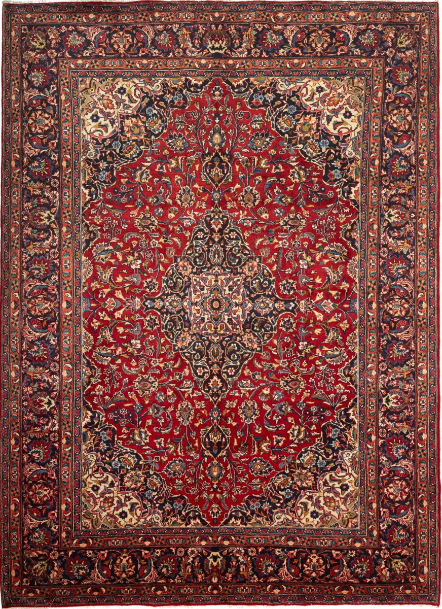 Tapete persa Mashhad 11'3"x8'3" 11'3"x8'3", Tapete persa Atado à mão