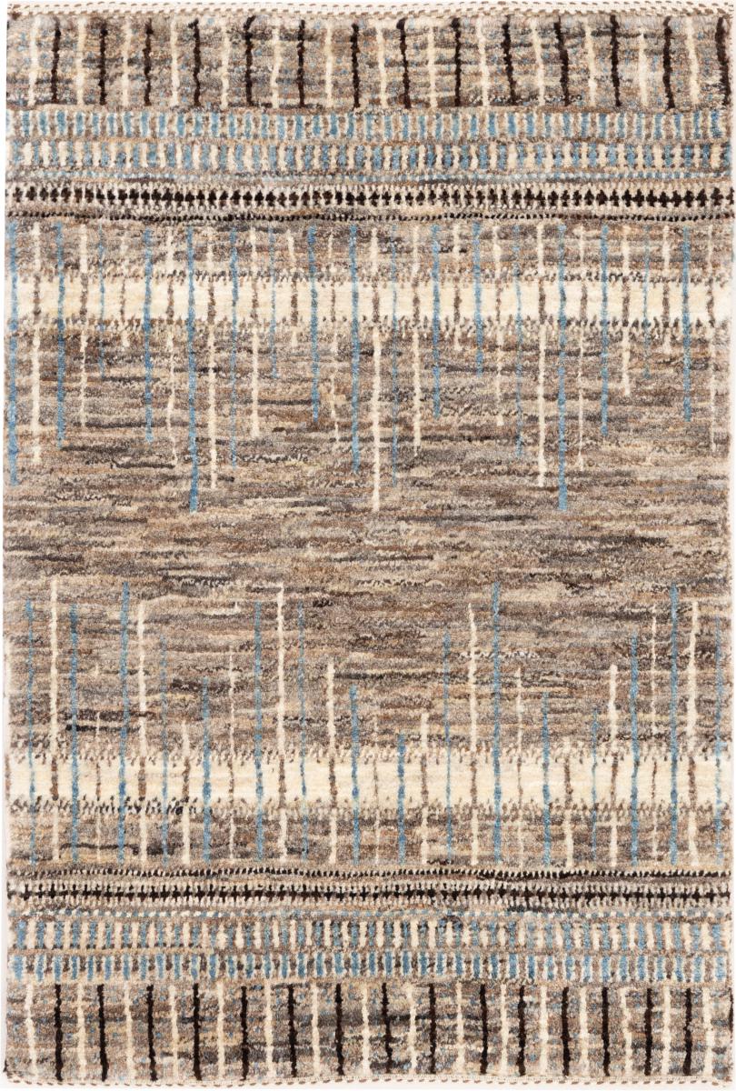 Tapete persa Persa Gabbeh Loribaft Tabiibaft 87x61 87x61, Tapete persa Atado à mão