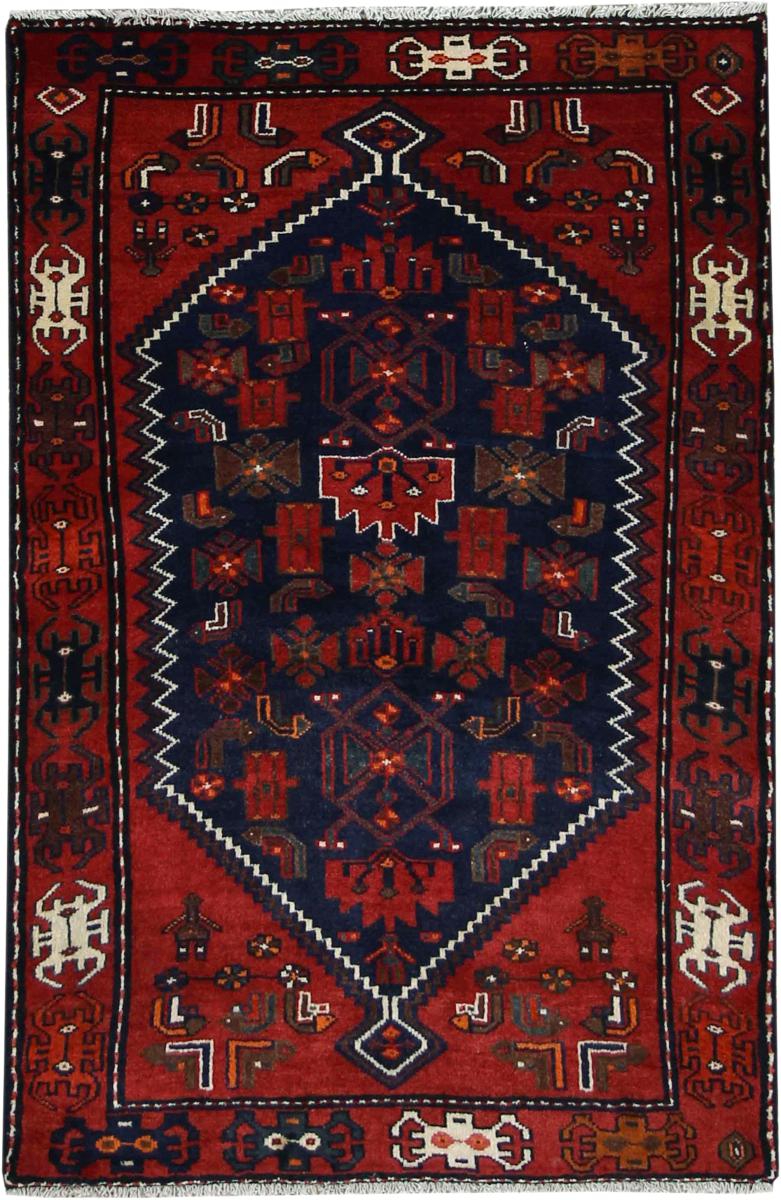 Persian Rug Hamadan 159x106 159x106, Persian Rug Knotted by hand