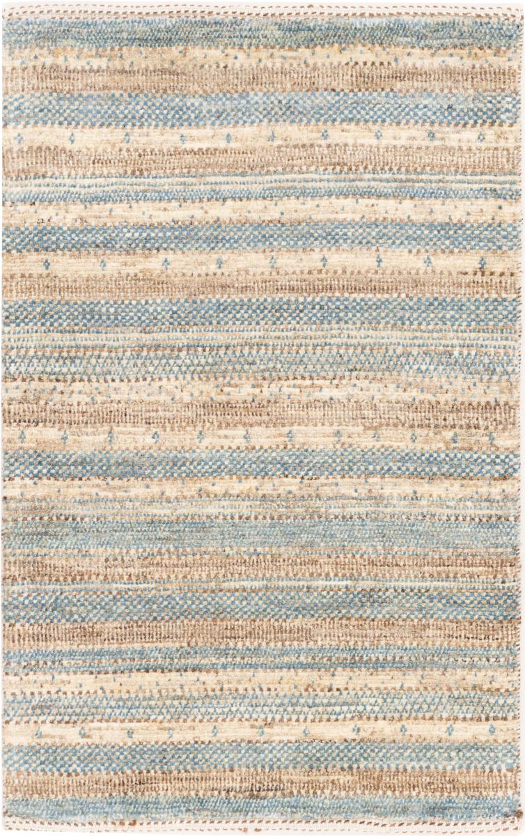 Tapete persa Persa Gabbeh Loribaft Tabiibaft 92x59 92x59, Tapete persa Atado à mão