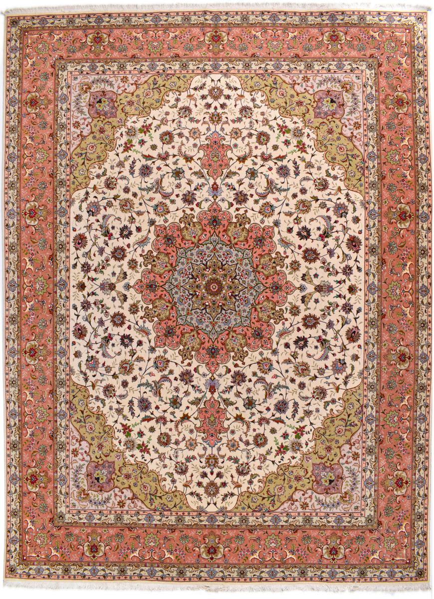 Tapete persa Tabriz 401x299 401x299, Tapete persa Atado à mão