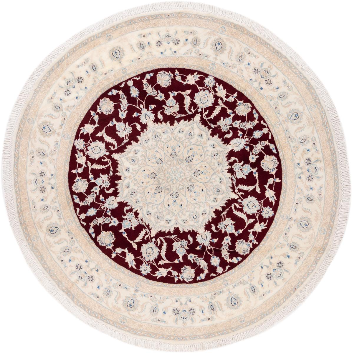 Persialainen matto Nain 9La 190x190 190x190, Persialainen matto Solmittu käsin