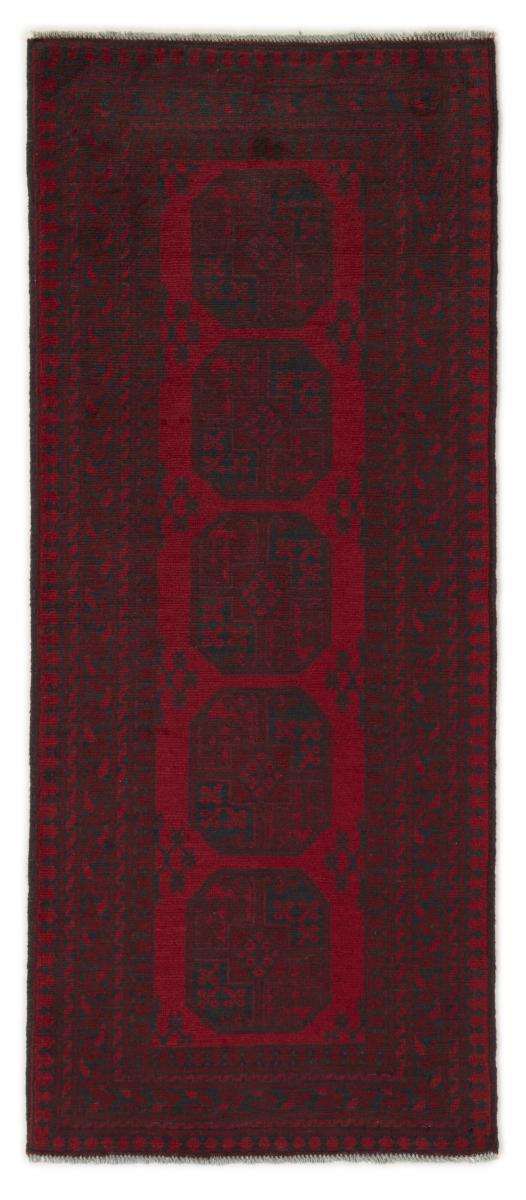 Alfombra afgana Afghan Akhche 194x79 194x79, Alfombra persa Anudado a mano