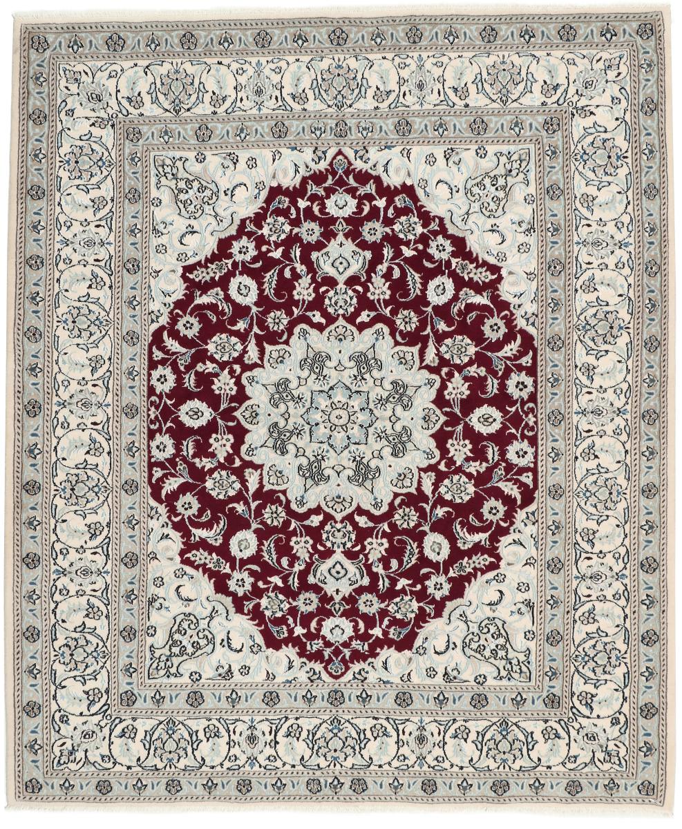 Tapis persan Naïn 246x204 246x204, Tapis persan Noué à la main