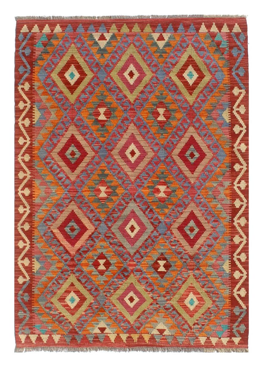 Covor afgan Chilim Afghan Kaudani 196x127 196x127, Covor persan Lucrate de mână