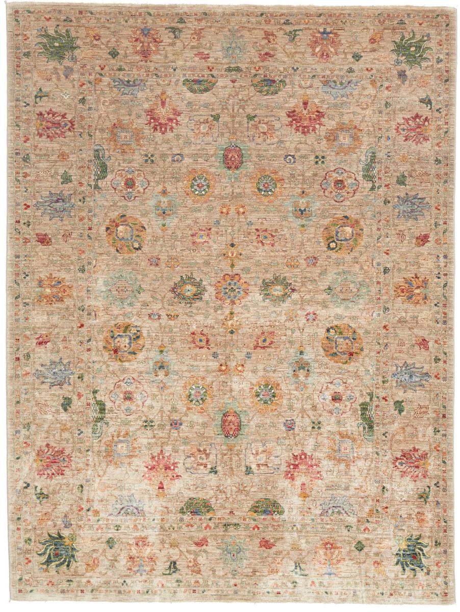 Pakistani rug Design Arijana 7'10"x5'7" 7'10"x5'7", Persian Rug Knotted by hand