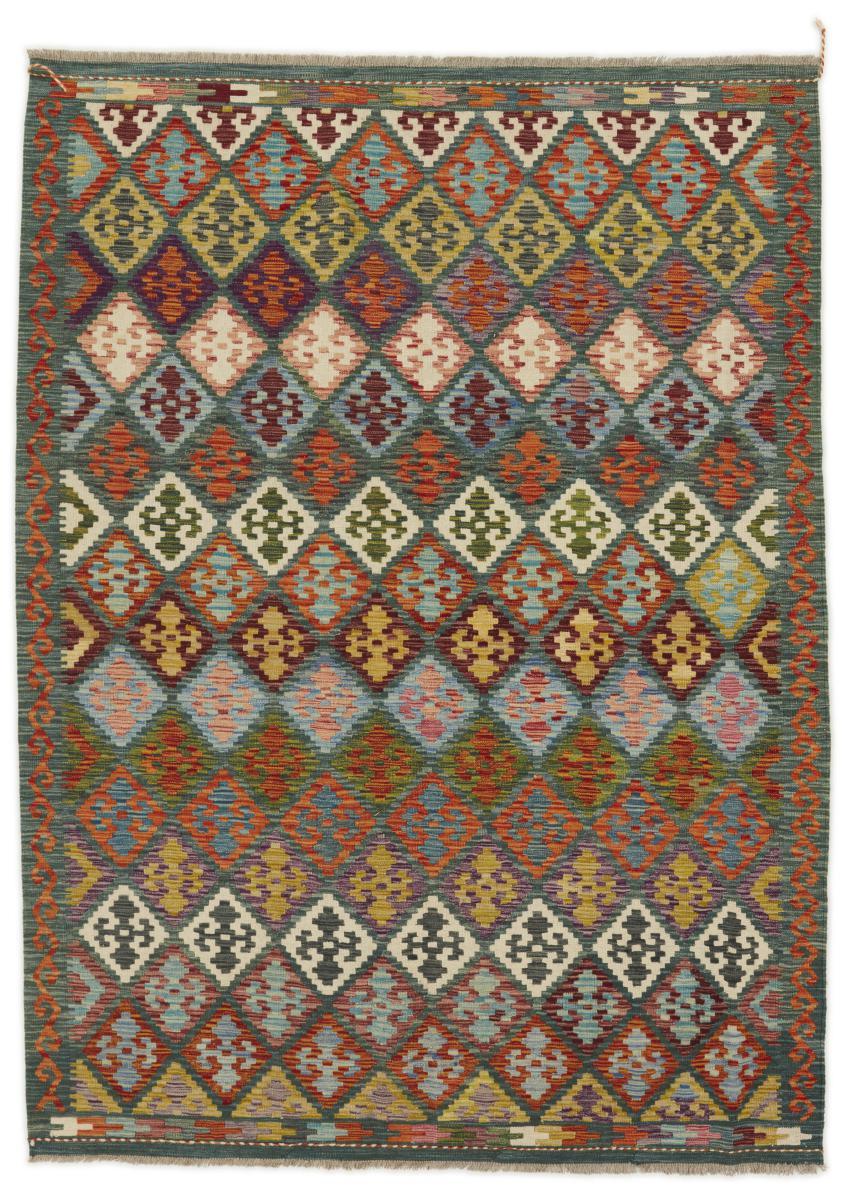 Afghaans tapijt Kilim Afghan 251x185 251x185, Perzisch tapijt Handgeweven