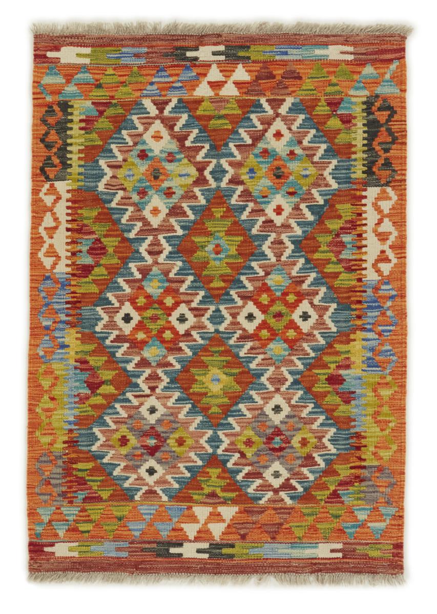 Afghansk tæppe Kelim Afghan 123x86 123x86, Persisk tæppe Håndvævet
