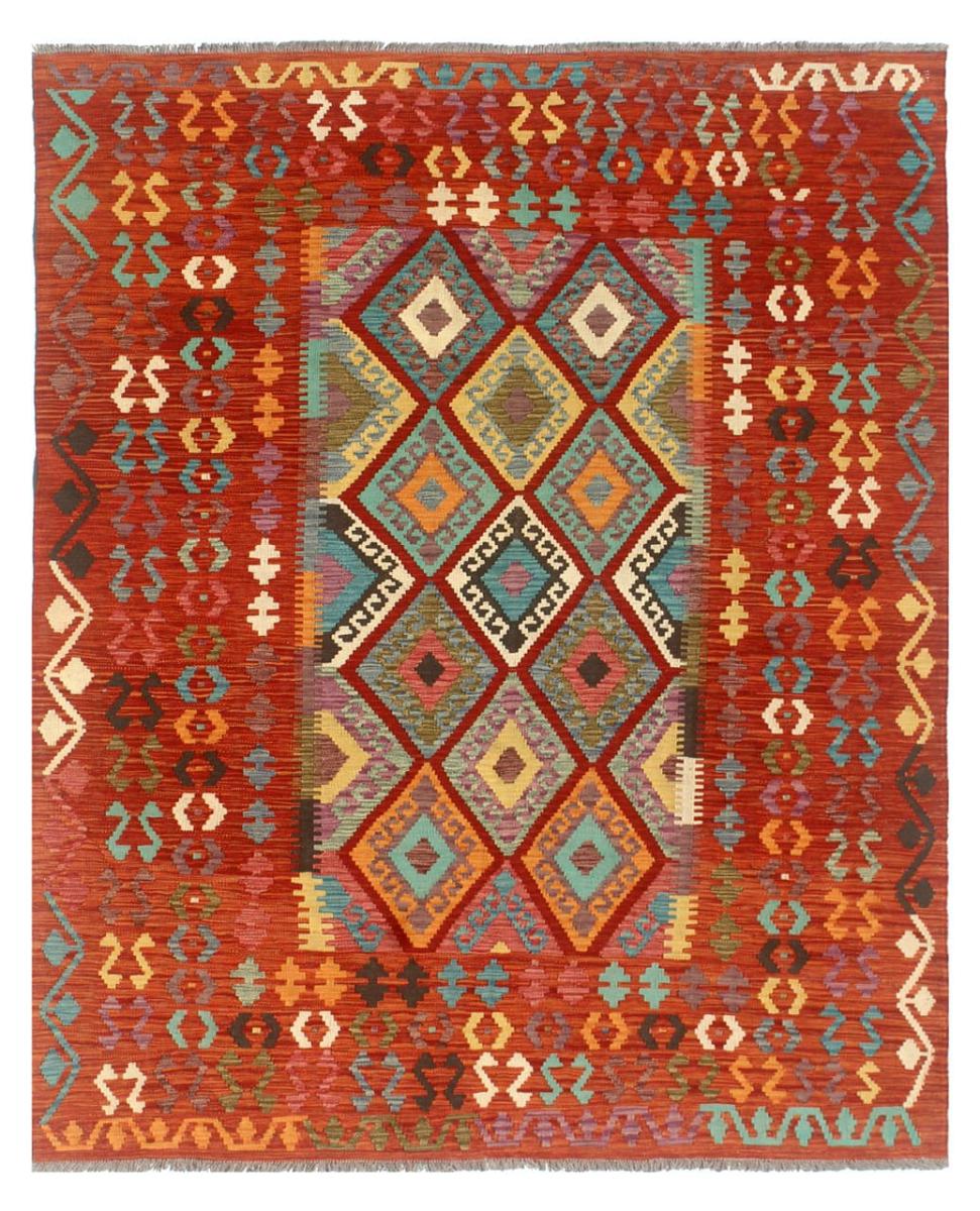 Afghan rug Kilim Afghan 8'6"x5'11" 8'6"x5'11", Persian Rug Woven by hand