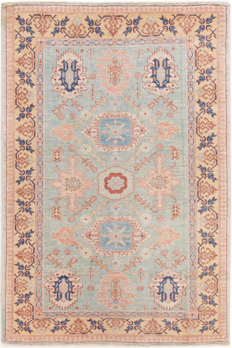 Persian Rug Heriz 4'11"x3'3" 4'11"x3'3", Persian Rug Knotted by hand