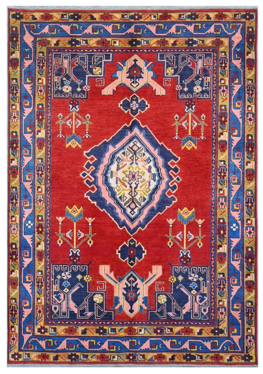 Afghan rug Kazak Darya 252x171 252x171, Persian Rug Knotted by hand