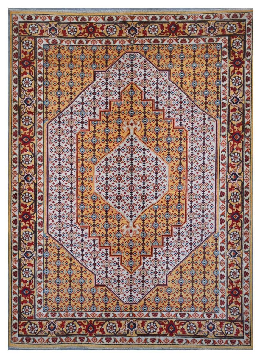 Afghan rug Kazak Darya 242x173 242x173, Persian Rug Knotted by hand