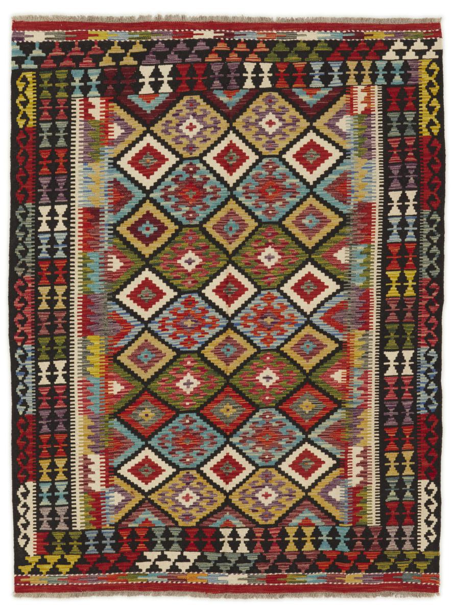 Covor afgan Chilim Afghan 197x152 197x152, Covor persan Lucrate de mână