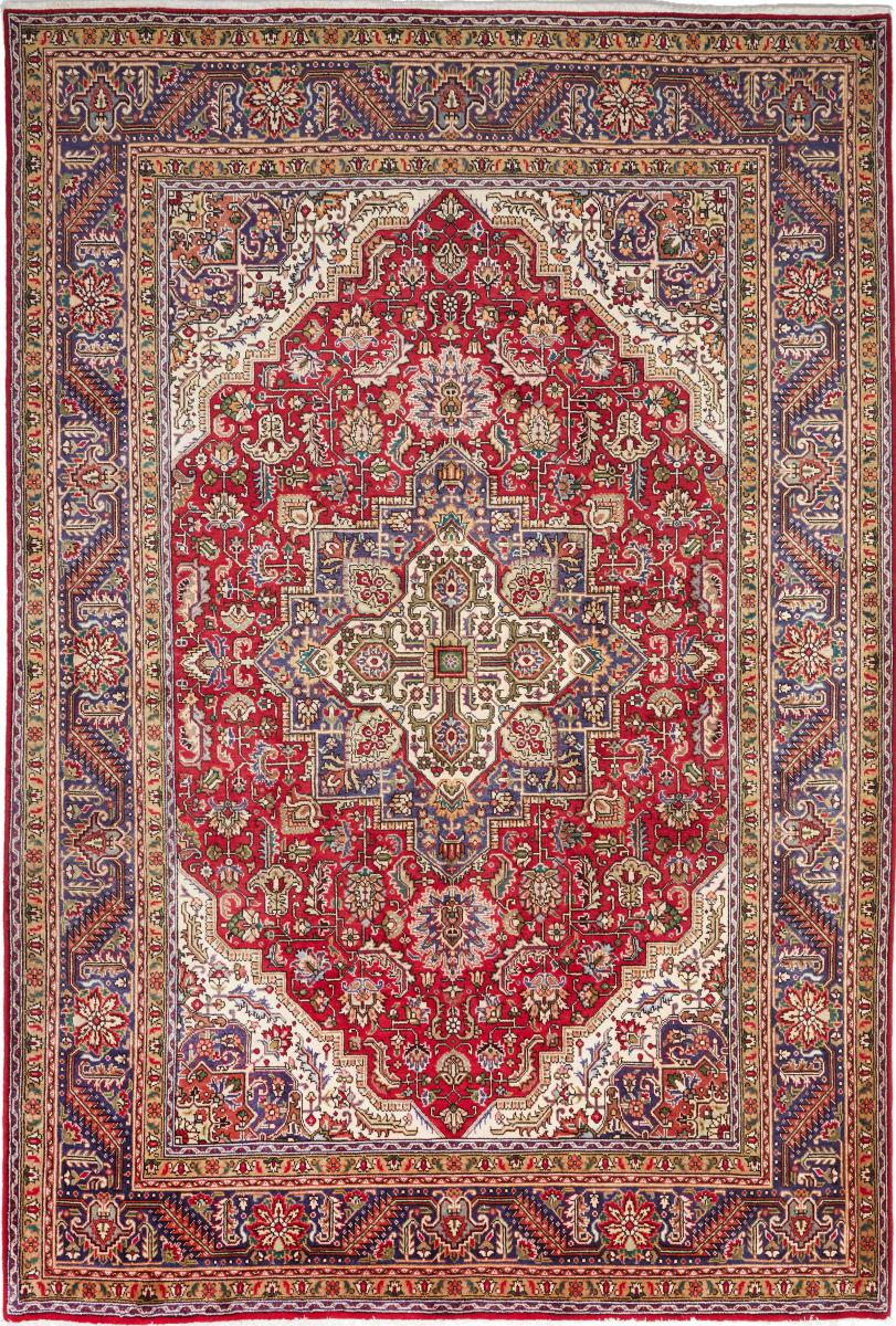 Tapete persa Tabriz 291x197 291x197, Tapete persa Atado à mão