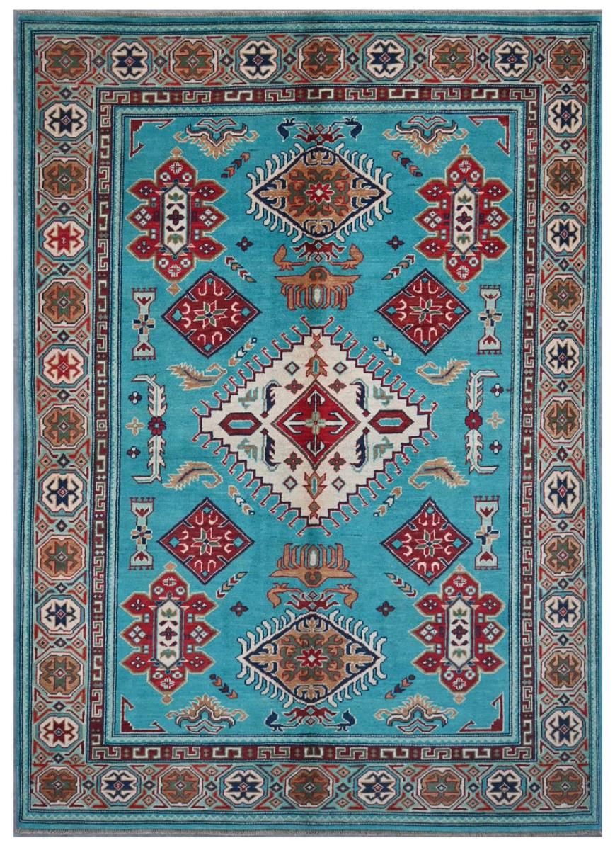 Afghan rug Kazak Darya 245x172 245x172, Persian Rug Knotted by hand