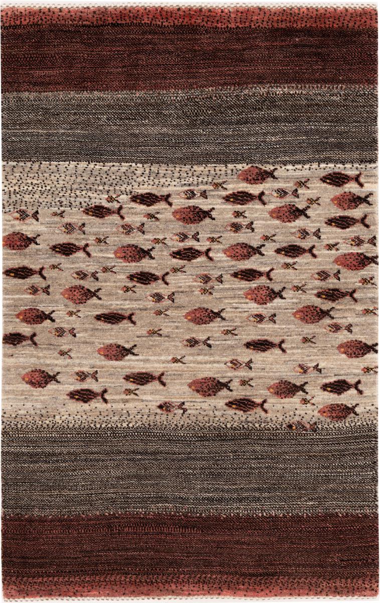 Perzisch tapijt Perzisch Gabbeh Loribaft Tabiibaft 129x82 129x82, Perzisch tapijt Handgeknoopte