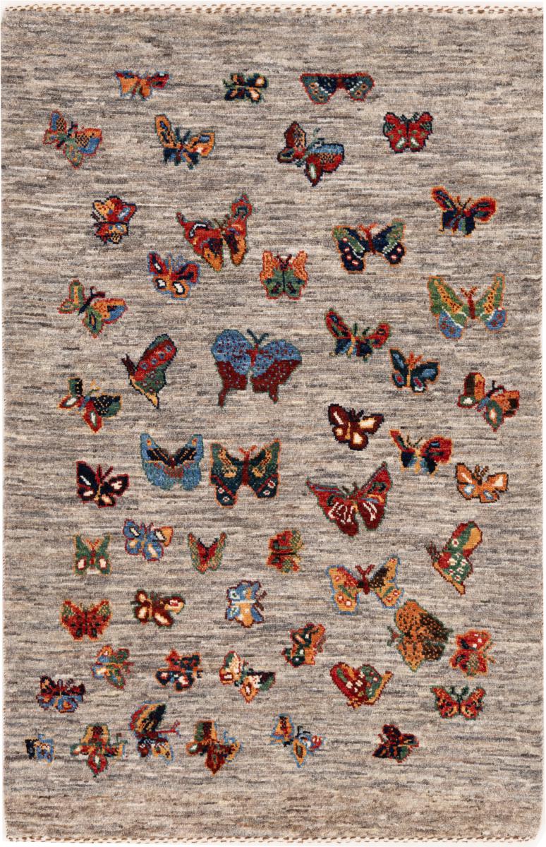 Perzisch tapijt Perzisch Gabbeh Loribaft Tabiibaft 125x89 125x89, Perzisch tapijt Handgeknoopte