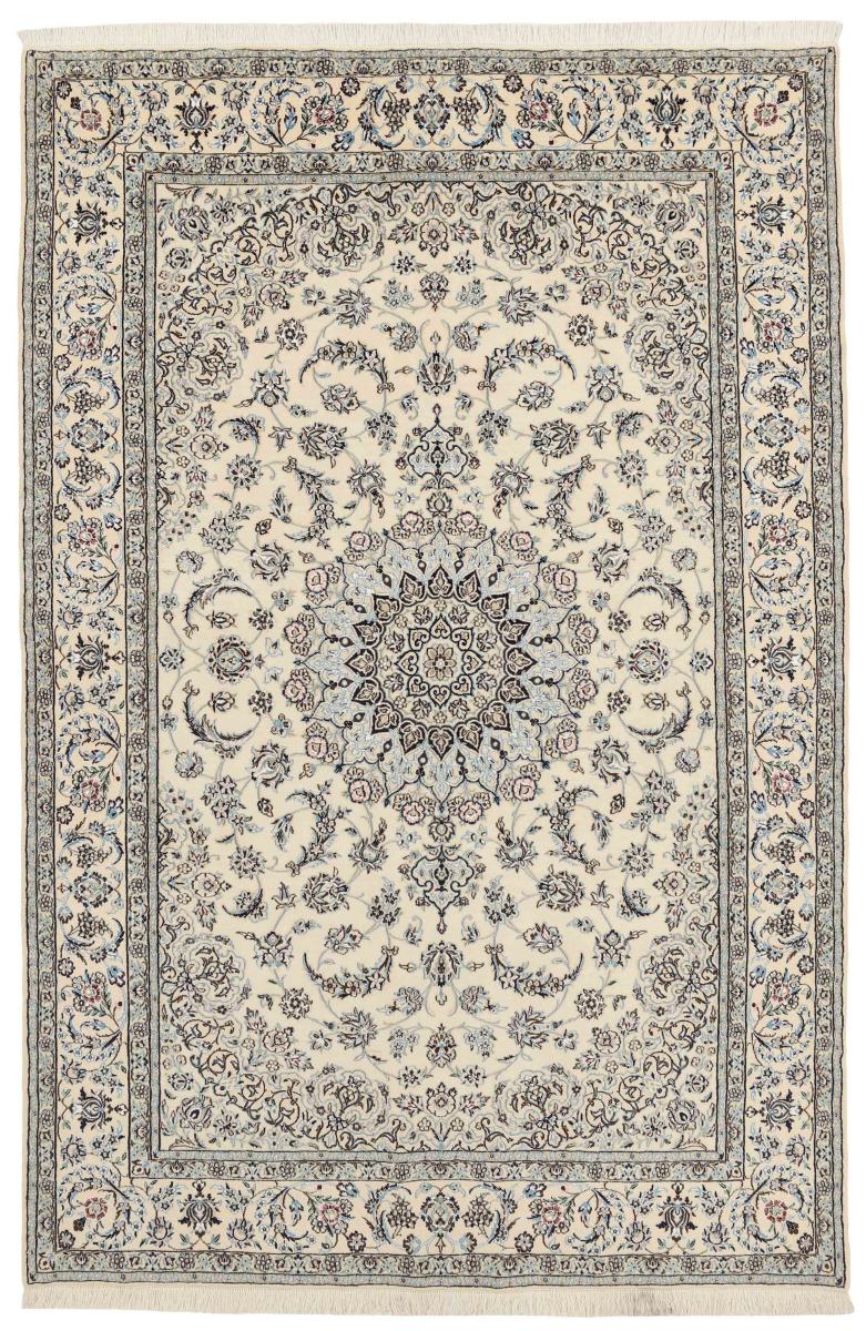 Persisk tæppe Nain 9La 306x204 306x204, Persisk tæppe Knyttet i hånden