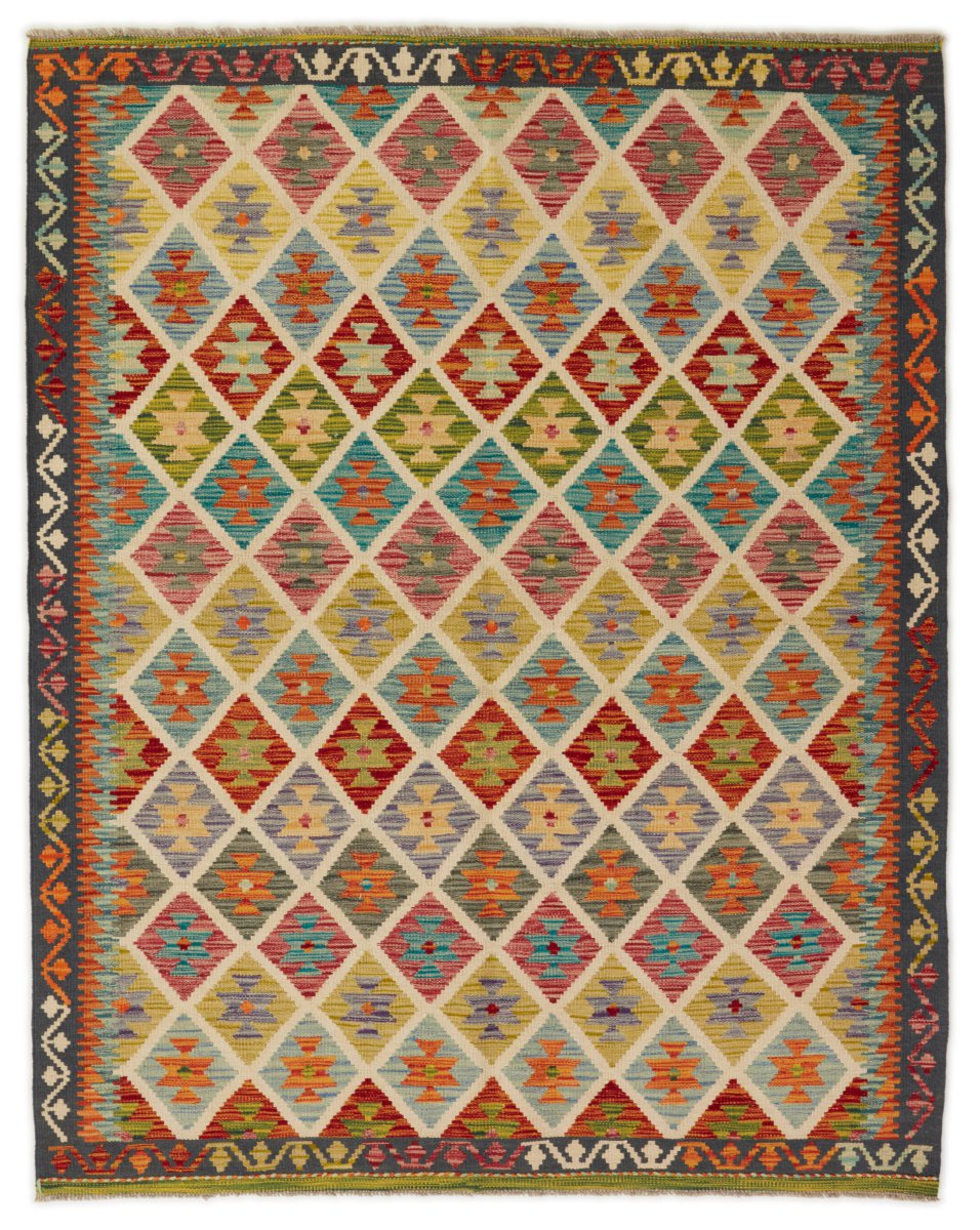 Afgán szőnyeg Kilim Afgán 194x153 194x153, Perzsa szőnyeg Kézzel szőtt