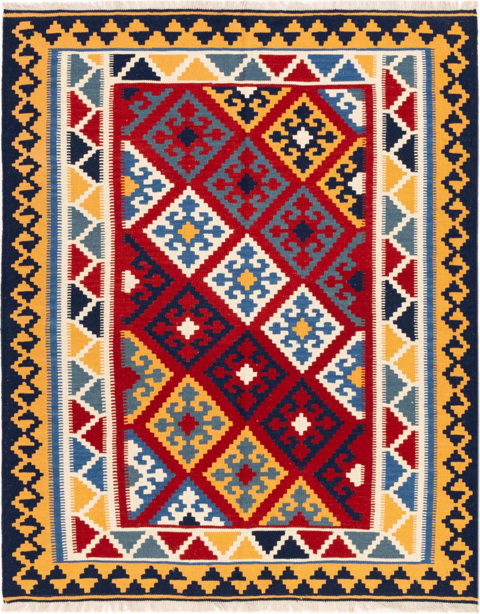 Perzsa szőnyeg Kilim Fars Ghashghai 195x157 195x157, Perzsa szőnyeg Kézzel szőtt