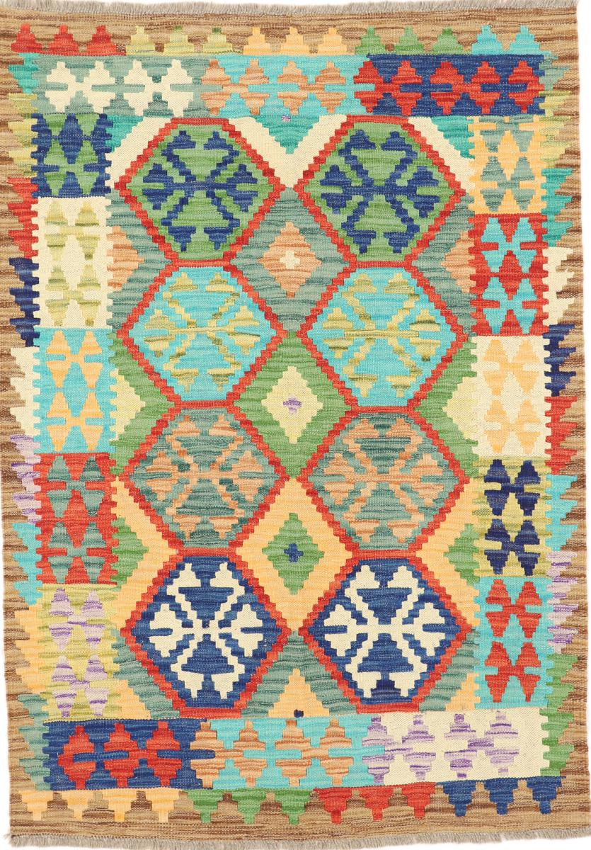 Tapete afegão Kilim Afegão 146x104 146x104, Tapete persa Tecido à mão