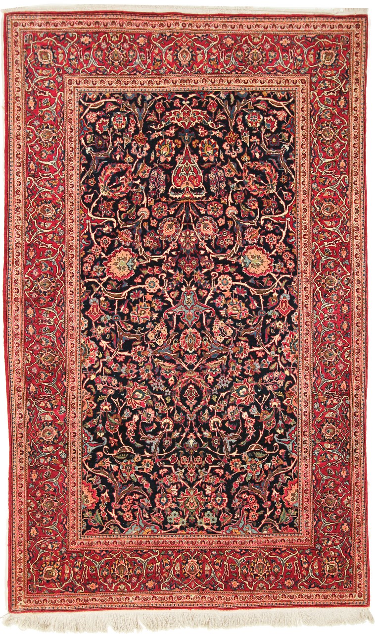 Tappeto persiano Keshan Antico 245x139 245x139, Tappeto persiano Annodato a mano