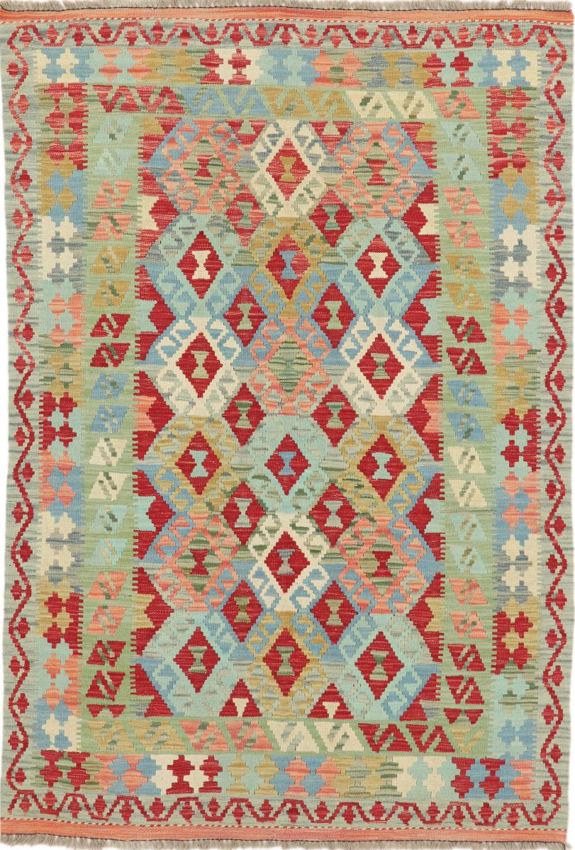 Tapete afegão Kilim Afegão 188x128 188x128, Tapete persa Tecido à mão