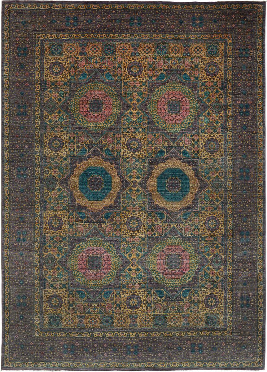 Tapete paquistanês Mamluk 344x241 344x241, Tapete persa Atado à mão