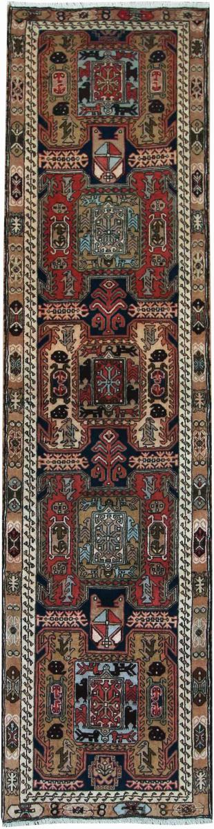 Tappeto persiano Meshkin 299x76 299x76, Tappeto persiano Annodato a mano