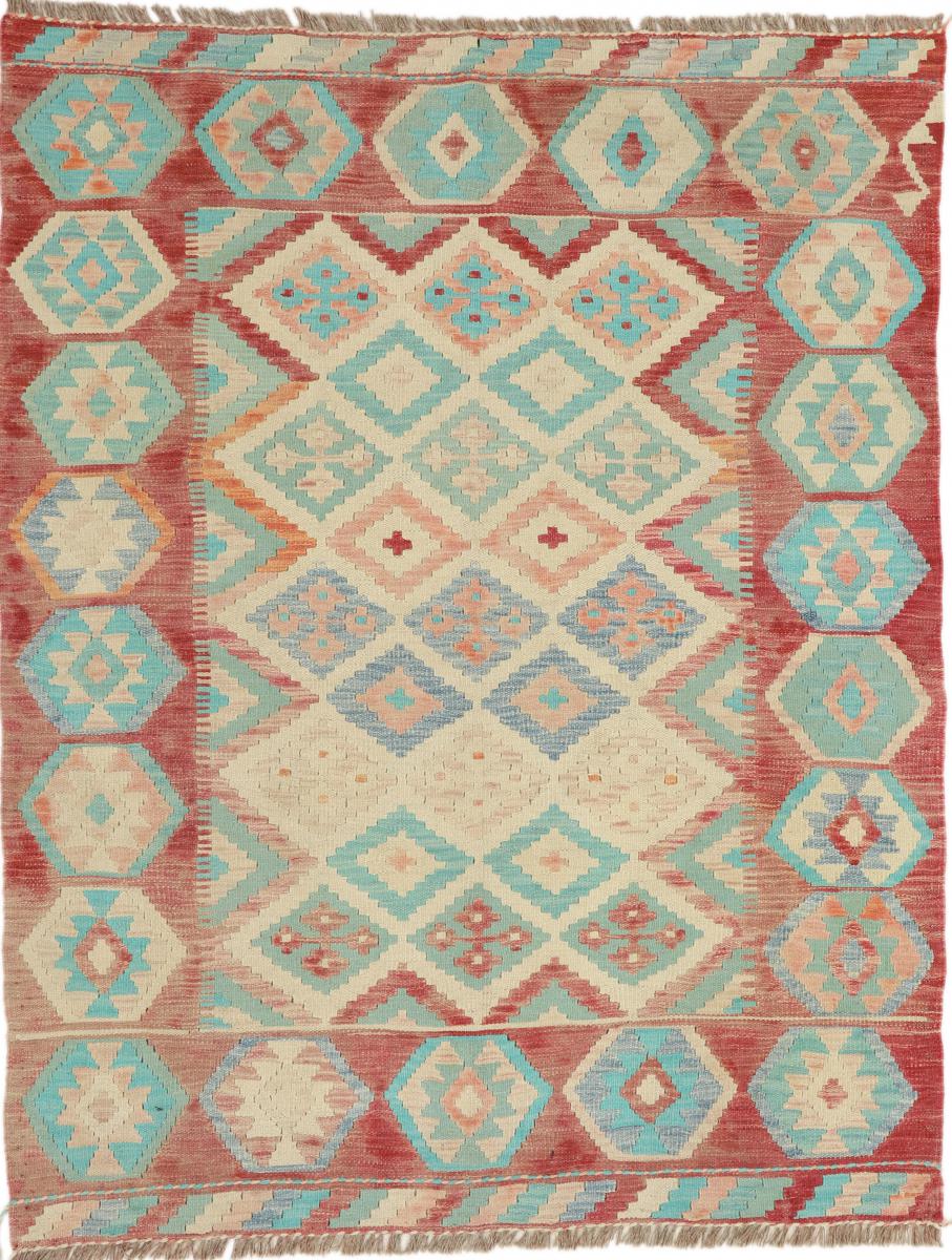 Tapete afegão Kilim Afegão Heritage 161x127 161x127, Tapete persa Tecido à mão