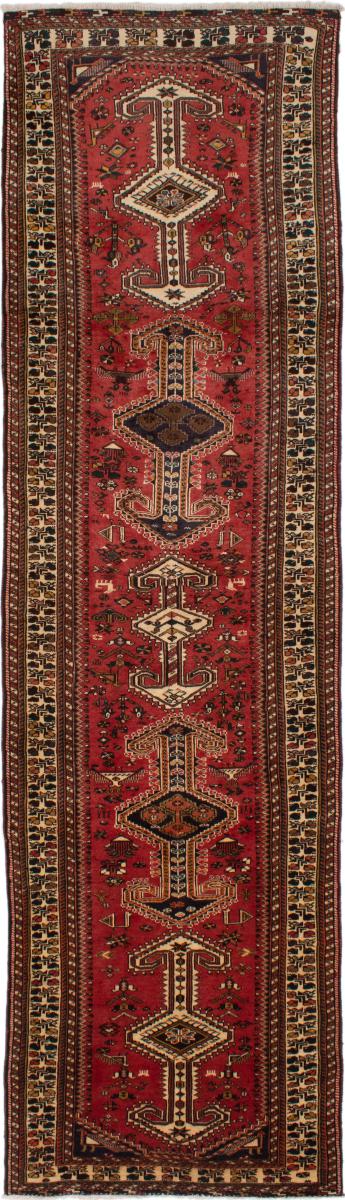 Perzisch tapijt Shiraz 401x106 401x106, Perzisch tapijt Handgeknoopte
