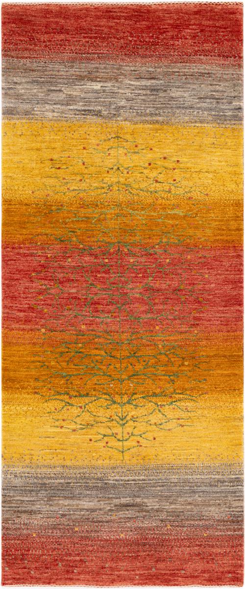 Tapis persan Persan Gabbeh Loribaft Atelier 196x82 196x82, Tapis persan Noué à la main