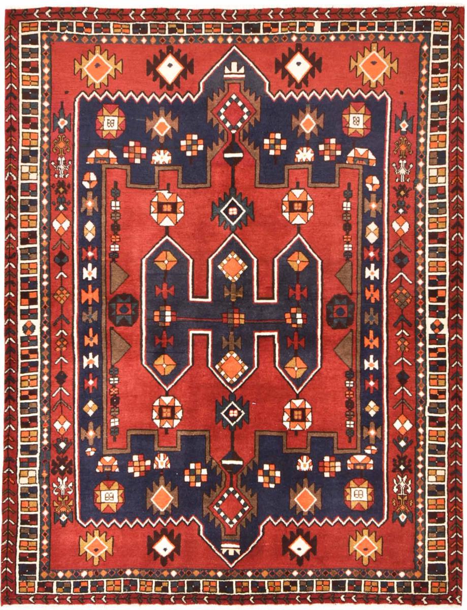 Persian Rug Bakhtiari 195x154 195x154, Persian Rug Knotted by hand