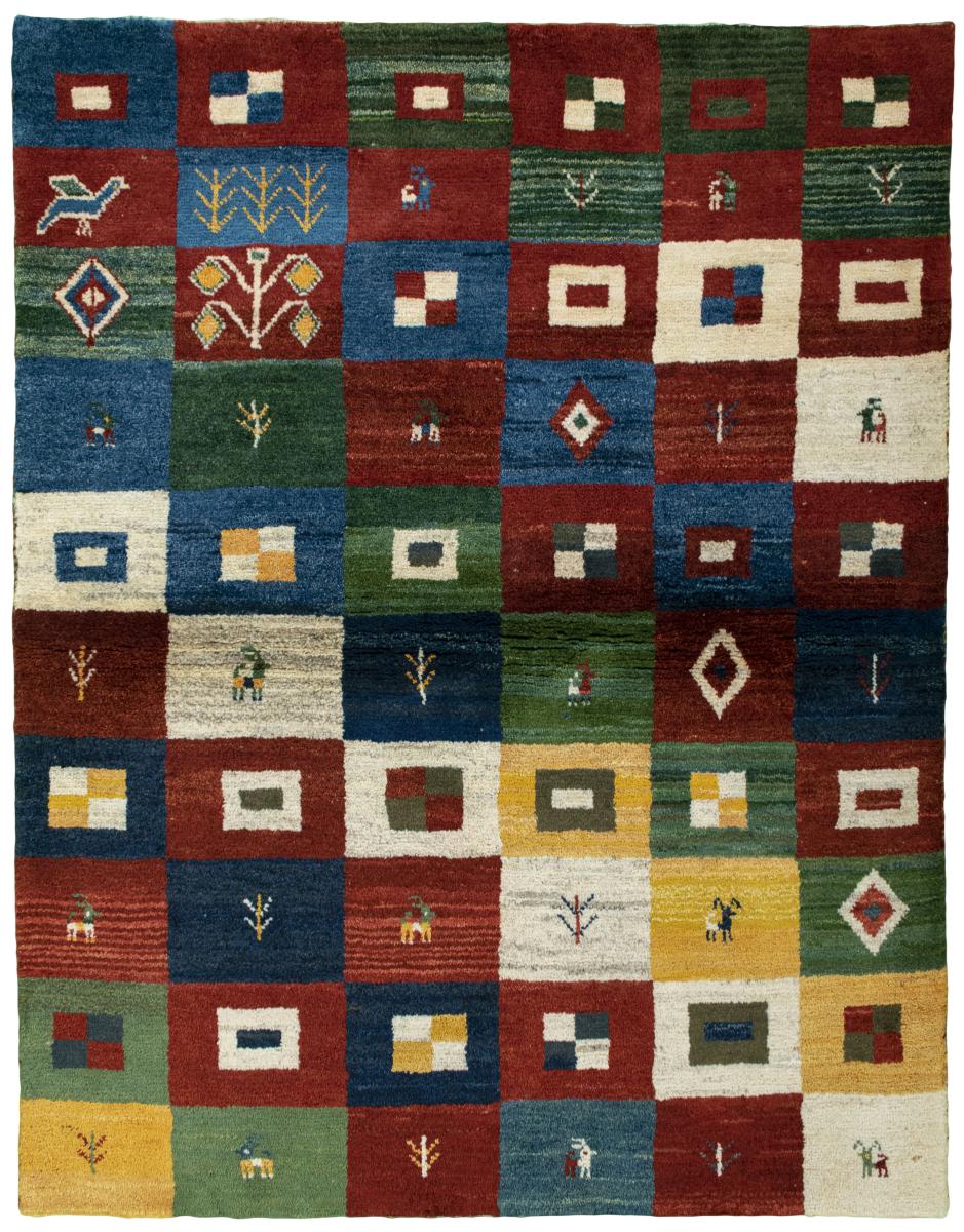 Pakistansk teppe Persia Gabbeh 199x154 199x154, Persisk teppe Knyttet for hånd