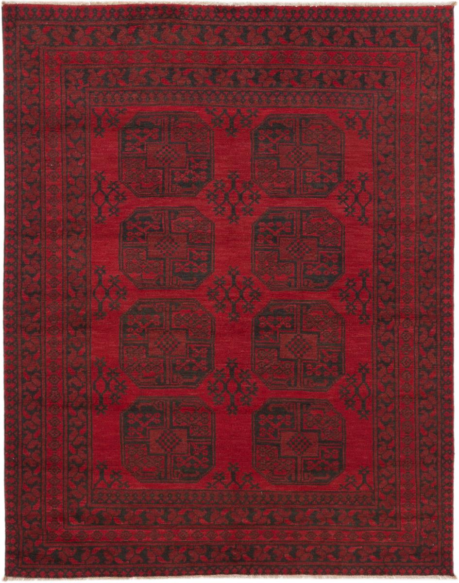 Tapete afegão Afegão Akhche 188x150 188x150, Tapete persa Atado à mão