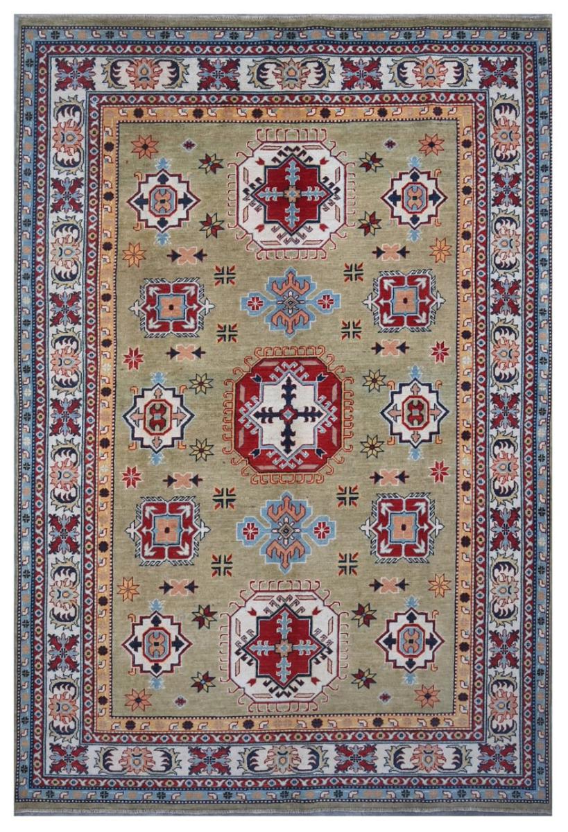 Afghaans tapijt Kazak Darya 295x198 295x198, Perzisch tapijt Handgeknoopte