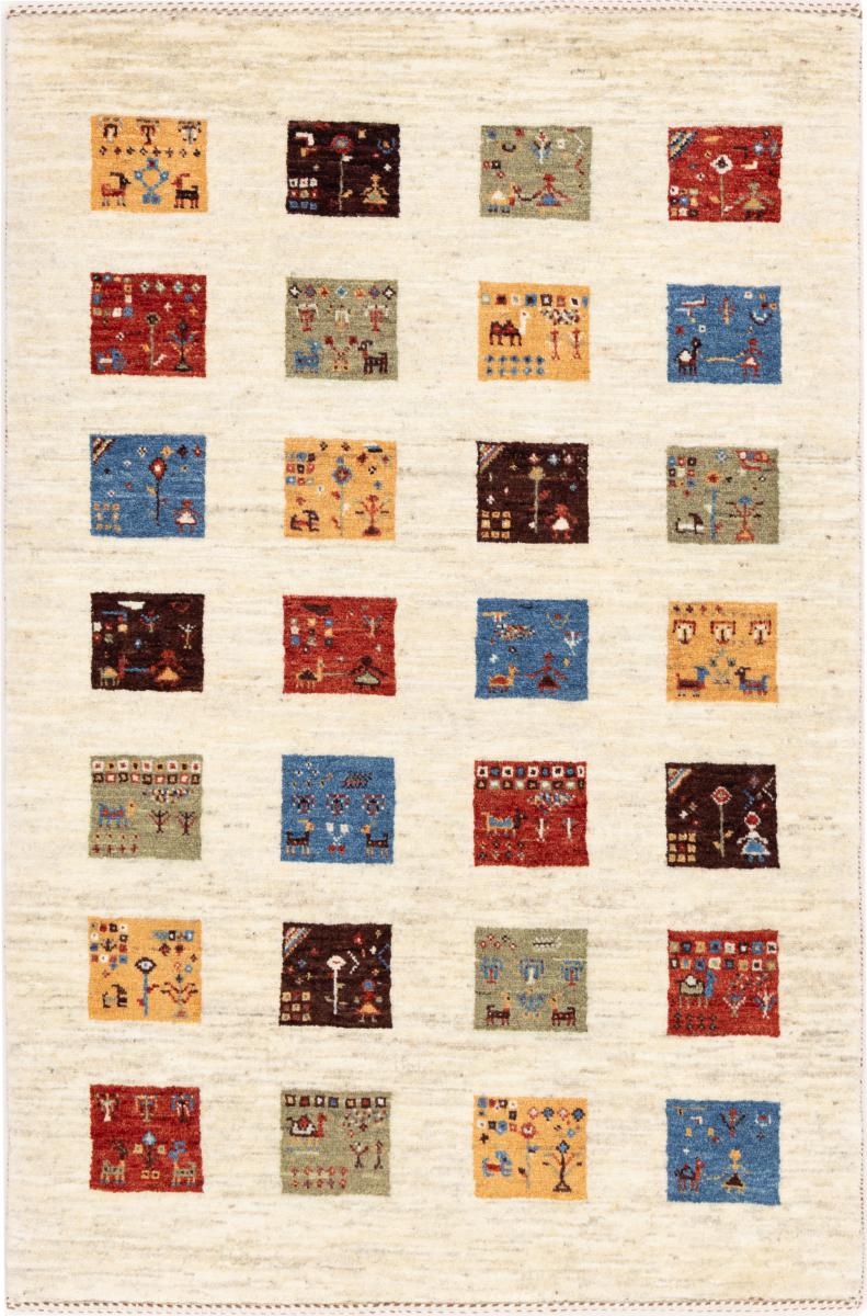 Perzisch tapijt Perzisch Gabbeh Loribaft Tabiibaft 127x83 127x83, Perzisch tapijt Handgeknoopte