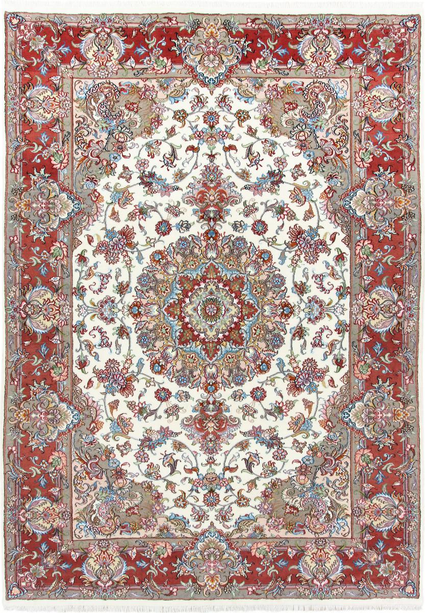 Tapete persa Tabriz 40Raj 345x245 345x245, Tapete persa Atado à mão