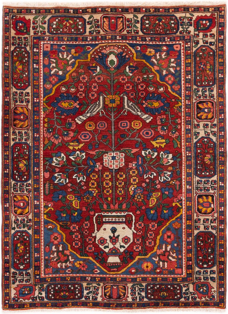 Tapis persan Bakhtiar 201x151 201x151, Tapis persan Noué à la main