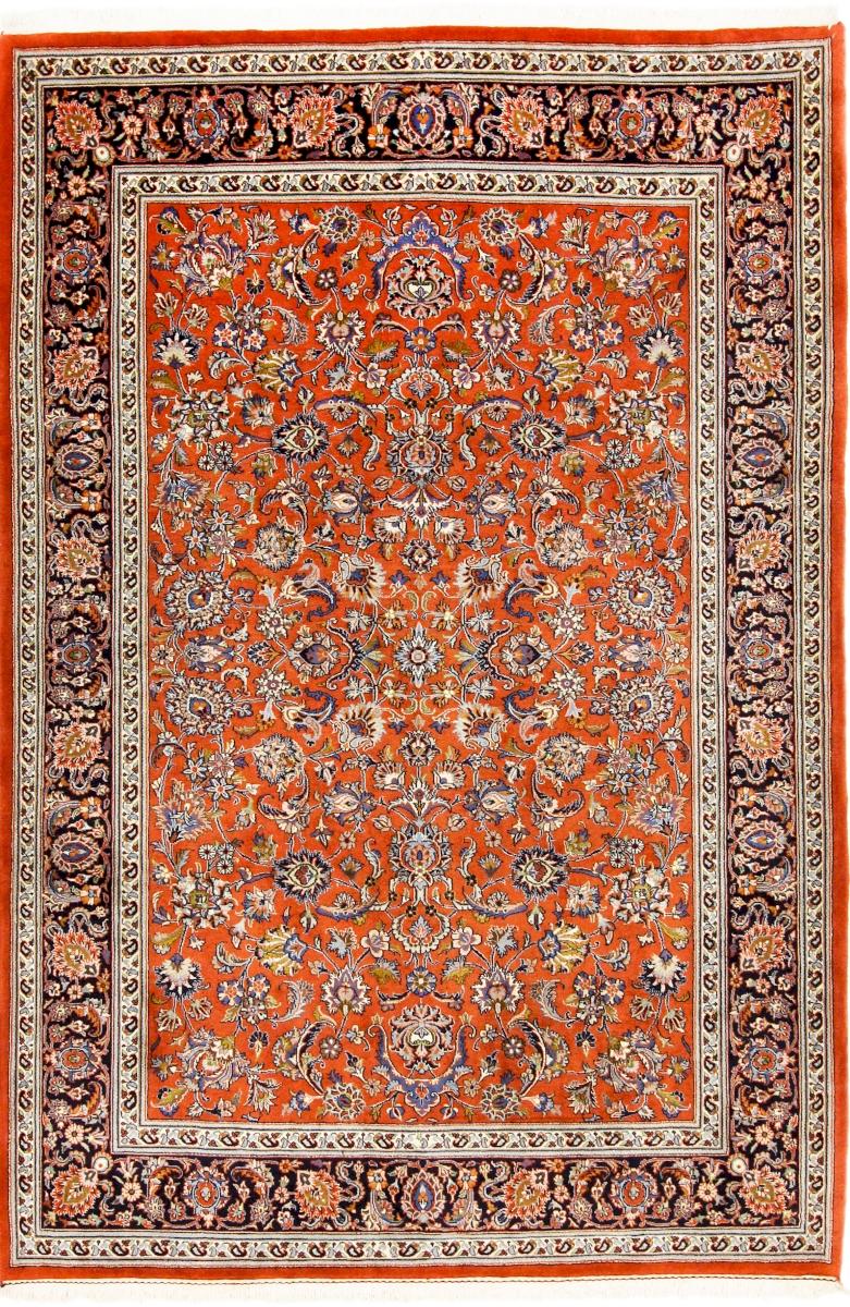 Tapete persa Mashhad Khorasan 9'5"x6'6" 9'5"x6'6", Tapete persa Atado à mão